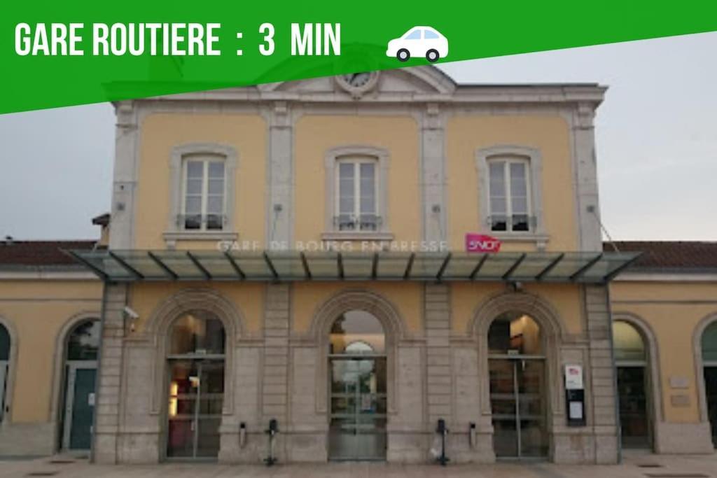 布雷斯地区布尔格Le Coquet - Balcon - Proche Gare - Parking公寓 外观 照片